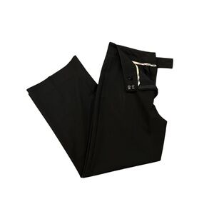Burberry London Women’s High-Waisted Wool Trousers Black 32” Approximating 12